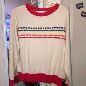 Rainbow Heart Sweater